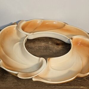 Lane & Co MCM 1960s Vintage Appetizer Pottery Trays